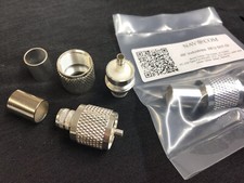10 Silver-Teflon PL-259 Crimp