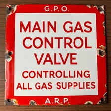 Insegna smaltata vintage GPO
