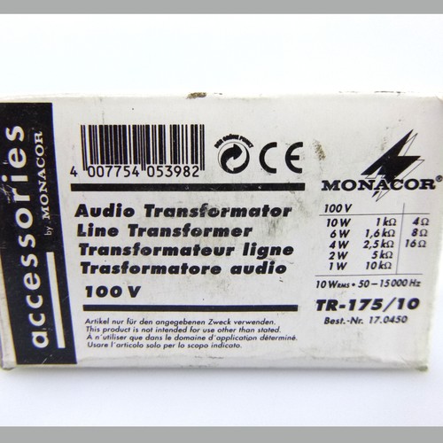 Monacor audio transformer - audio,