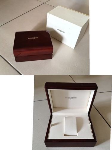 Longines wooden watch box - wooden,