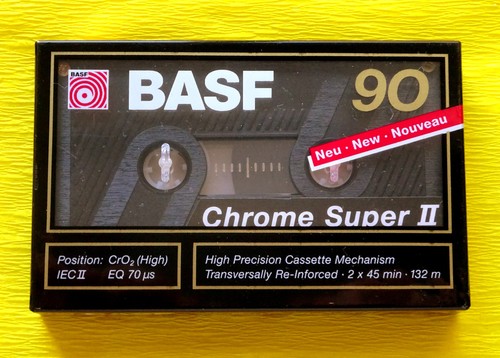 Nastro cassetta basf chrome - 1x,