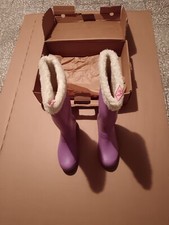 Stivali Donna 39 The Original Rhomb Label Jeans, Colore Viola