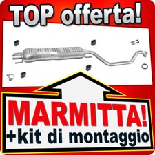 Centrale di Scarico per OPEL ZAFIRA A 1.6 1.8 2.2 1999-2003 Marmitta