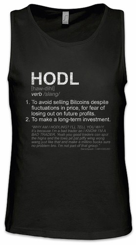 Canotta uomo hodl - canotta,