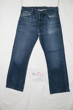 Levi's 507 BOOTCUT usato (Cod.Y2272) W33 L34 ACCORCIATO L30 denim jeans a zampa