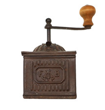 Macinacaffè italiano in metallo "Tre Spade" - Fratelli Bertoldo, Antico