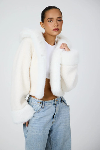 Cappotto con cappuccio aria - cappotto,