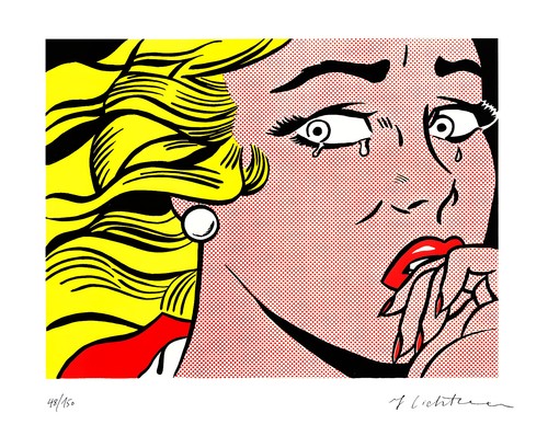 Roy lichtenstein crying girl - roy,