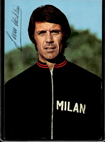 Cartolina calcio calciatore
