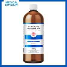 Glicerolo Vegetale F.U. puro grado farmaceutico 1 kg - glicerina pura liquida