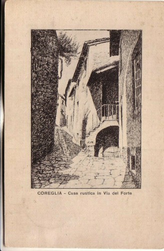 Coreglia viaggiata 1935 - coreglia,