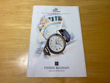 Folleto Orologi PIERRE BALMAIN