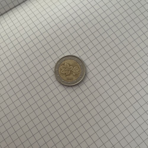 Moneta euro finlandia 2001 - moneta,