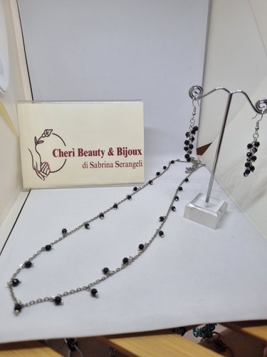 Collana lunga orecchini - collana, e