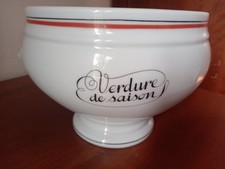 ZUPPIERA IN PORCELLANA VERDURE DE SAISON JAQUES LOBJOY PORCELAINE D'AUTEIL
