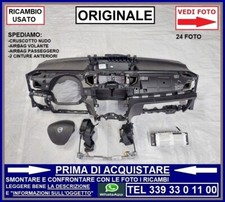 KIT AIRBAG VOLANTE CRUSCOTTO CINTURA DI SICUREZZA DX SX LANCIA YPSILON 3 mod 312