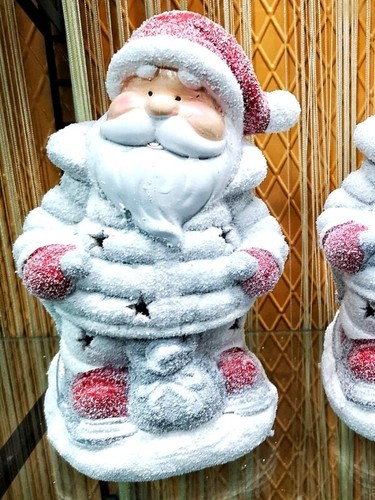Babbo natale statua luminoso - babbo,