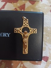 CROCIFISSO VINTAGE ?✨?IN ORO GIALLO 750/1000, 18KT. Grammi 9.46