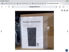 Tenda sauna a vapore portatile