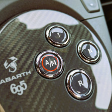 ADESIVI COPRI PULSANTI CAMBIO AUTOMATICO MTA PER FIAT ABARTH 500 595 695