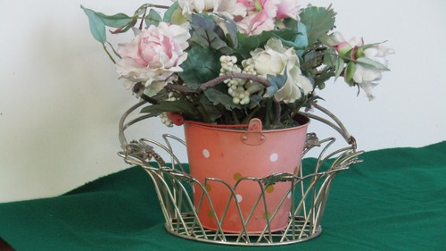 R724 lotto vaso cestino - n.,