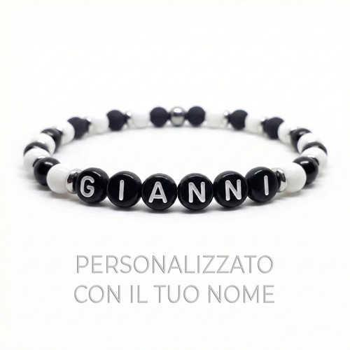 Bracciale juventus con nome - bracciale,