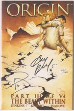 ORIGIN #3 DYNAMIC FORCES SIGNED PAUL JENKINS & ANDY KUBERT COA WOLVERINE MARVEL