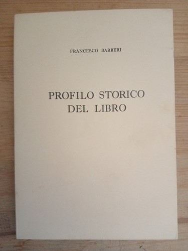 Profilo storico del libro - profilo,