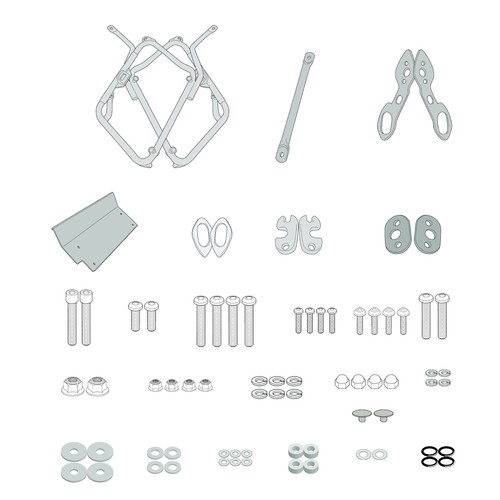 Givi plx1171 coppia telai - givi,