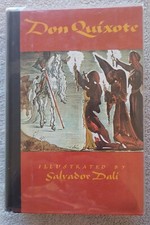 DON QUIXOTE DE LA MANCHA 1979 LE  ILLUSTRATED by DALI HC/DJ/VG  4/215