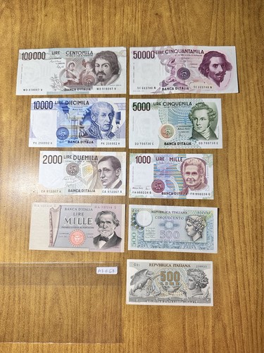 Lotto banconote lire - banconote,