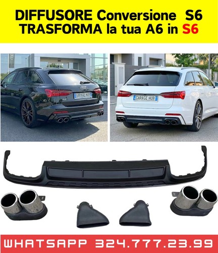 Diffusore posteriore rs6 style - posteriore,