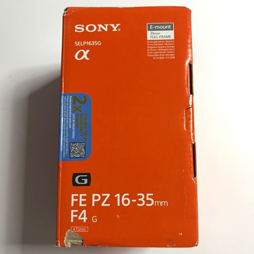 Sony 35 mm f - 16-35, f/4