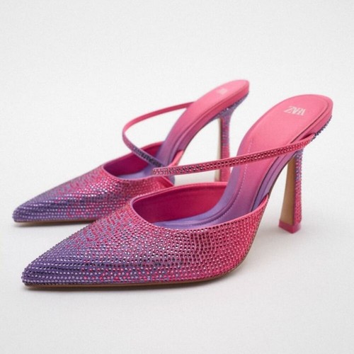 Scarpe tacco alto zara rosa - zara,