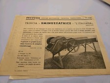 Rara Velina Vintage Feraboli Cremona Officine Meccaniche Macchinari Agricoltura 