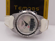 TISSOT T-TOUCH II SMARTWATCH MOP QUADRANTE DIAMANTATO TITANIO SCATOLA E DOCUMENTI OROLOGIO