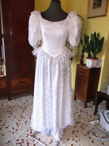 Abito sposa vintage - vintage, raso