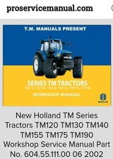 New holland series - holland, tractors