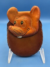 Handmade Leather Animal Mouse