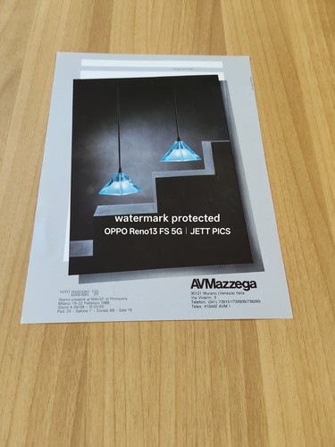 1988 mazzega lampade blu - mazzega,