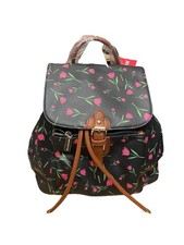 Zaino Naj Oleari Nero Tulipani