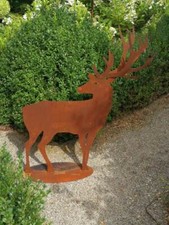 Cervo in acciaio inox con