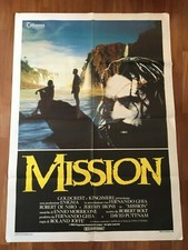 P MANIFESTO.2F,poster,MISSION Roland Joffé,Robert De Niro Jeremy Irons Neeson 86