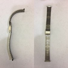 CINTURINO OROLOGIO ACCIAIO 14 MM "ANNI 90" OLD STYLE -VINTAGE-