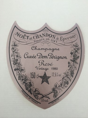 Une étiquette champagne - une, de