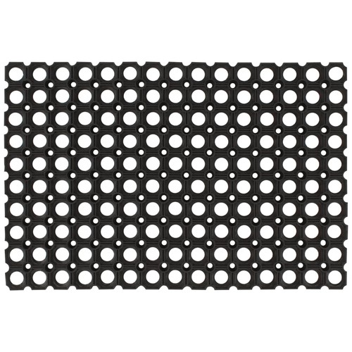 Zerbino in gomma nero - 1/2/5x,