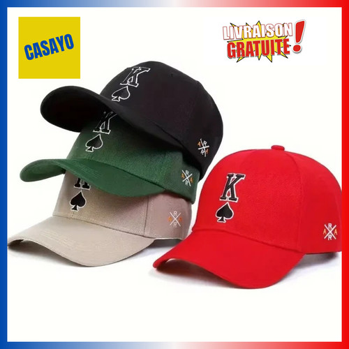 Casquette baseball lettre - lettre, "k"