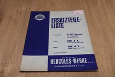 Hercules K50 Sprint MK3X MK4X