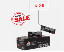 Cartine Gizeh Nere Extra Fine