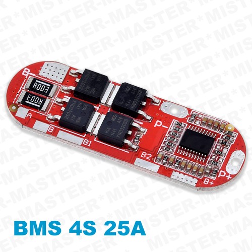 Bms 25a circuito di - bms, 16,8v